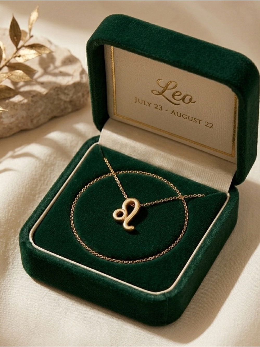 3/$25🎉 Bold Spirit: Leo Zodiac Sign Charm Pendant Necklace in Gold Tone - Picture 3 of 6